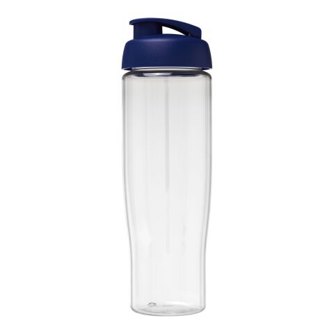 Bouteille de sport avec couvercle à clapet H2O Tempo® - 700 ml Blanc-Bleu | sans marquage | non disponible | non disponible