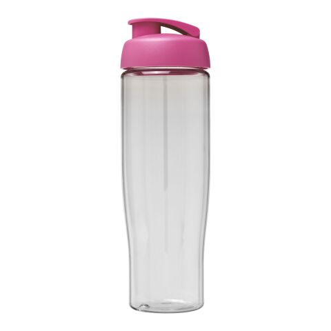 Bouteille de sport avec couvercle à clapet H2O Tempo® - 700 ml Translucide-Rose | sans marquage | non disponible | non disponible