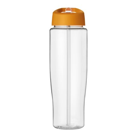 Bouteille de sport avec couvercle à bec verseur H2O Tempo® - 700 ml Translucide-Orange | sans marquage | non disponible | non disponible