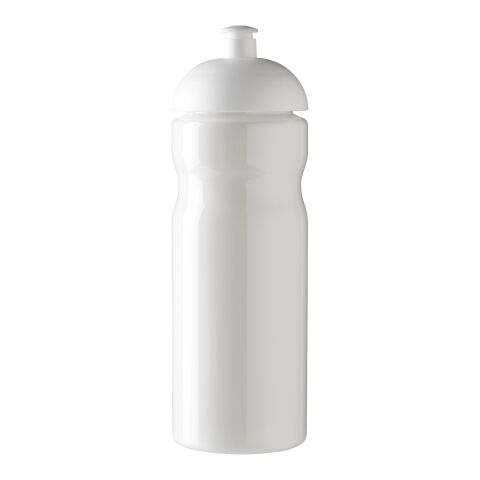 Bouteille avec couvercle dôme H2O Base® - 650 ml Blanc | sans marquage | non disponible | non disponible