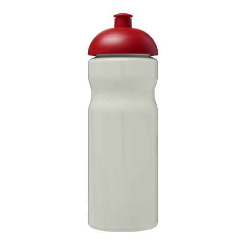 Bouteille H2O&nbsp;Eco de sport avec couvercle dôme - 650&nbsp;ml Ivoire-Rouge | sans marquage | non disponible | non disponible