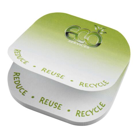 Post-its recyclés Sticky-Mate® en forme de flèche blanc | sans marquage | non disponible | non disponible