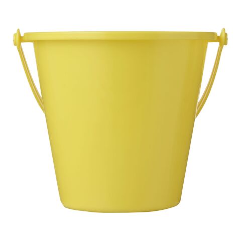 Seau et pelle de plage Tides en plastique recyclé Jaune | sans marquage | non disponible | non disponible
