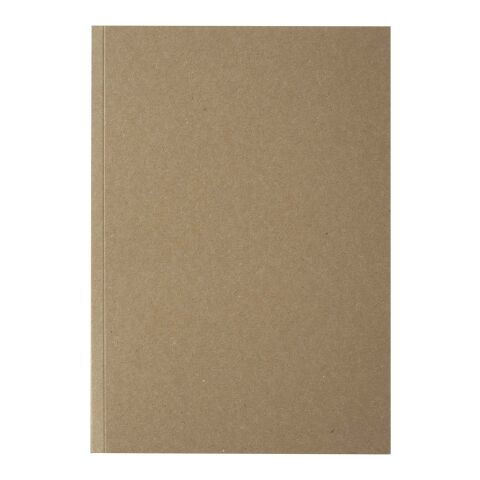 Cahier kraft Novella Austen A5 recyclé à couverture souple de 100 feuilles Naturel | sans marquage | non disponible | non disponible