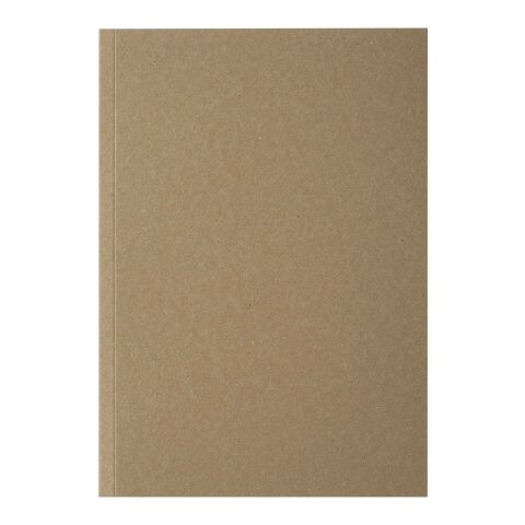 Carnet A5 à couverture souple recyclée en kraft Novella Austen avec 50 feuilles Naturel | sans marquage | non disponible | non disponible