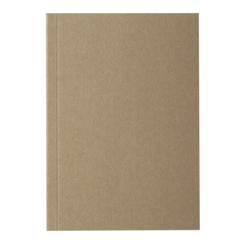 Carnet A6 à couverture souple recyclée en kraft Novella Austen avec 50 feuilles Naturel | sans marquage | non disponible | non disponible