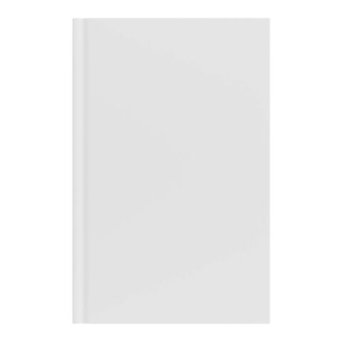 Carnet A5 à couverture rigide mate Novella Brontë avec 100&nbsp;feuilles Blanc | sans marquage | non disponible | non disponible