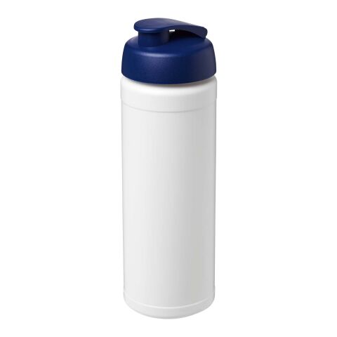 Bouteille de sport Baseline Rise de 750&nbsp;ml recyclée avec couvercle rabattable Translucide-Bleu | sans marquage | non disponible | non disponible