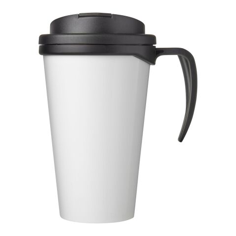 Mug isolant Brite-Americano® grande 350 ml avec couvercle anti fuite Noir-Noir | sans marquage | non disponible | non disponible