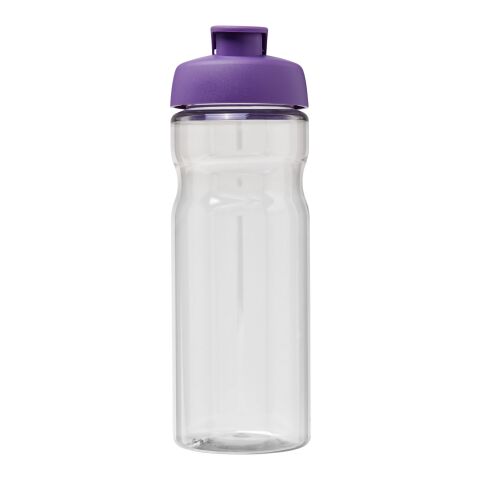 Bouteille de sport H2O Active® Base Tritan™ de 650&nbsp;ml à couvercle à clapet Translucide-Violet | sans marquage | non disponible | non disponible