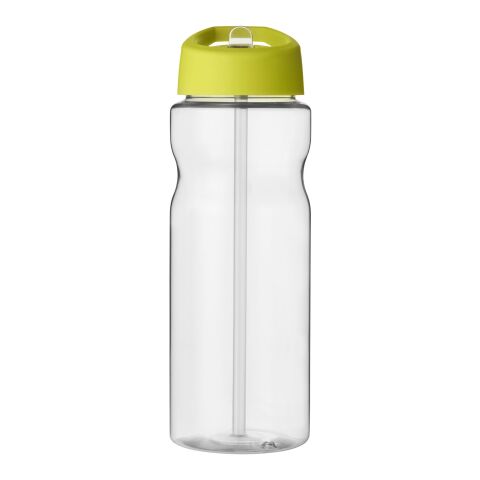 Gourde de sport H2O Active® Base Tritan™ de 650 ml avec couvercle à bec verseur Translucide-Citron vert | sans marquage | non disponible | non disponible