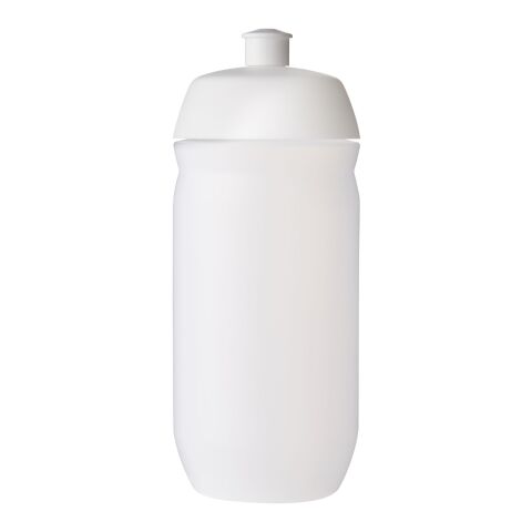 Bouteille HydroFlex™ de sport opaque - 500&nbsp;ml Blanc-Givré | sans marquage | non disponible | non disponible