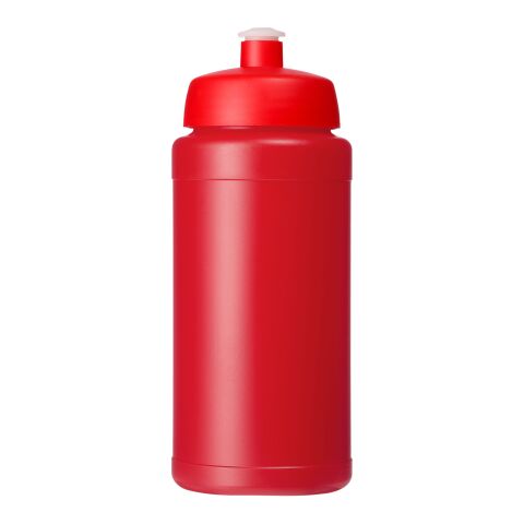 Bouteille Baseline de sport en plastique recyclé - 500&nbsp;ml Rouge-Rouge | sans marquage | non disponible | non disponible