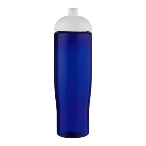 Bouteille de sport H2O Active® Eco Tempo de 700&nbsp;ml avec couvercle dôme Blanc-Bleu | sans marquage | non disponible | non disponible