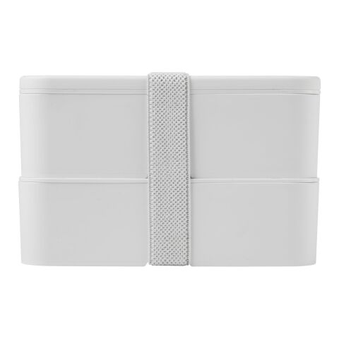 Lunch box MIYO Pure à deux blocs Blanc-Blanc-Blanc | sans marquage | non disponible | non disponible