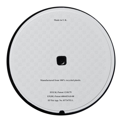 Sous-verre rond Brite-Mat® Noir | sans marquage | non disponible | non disponible