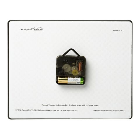 Horloge murale Brite-Clock® rectangulaire Noir | sans marquage | non disponible | non disponible