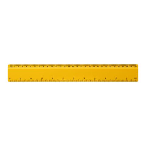 Règle en plastique Renzo 30 cm Jaune | sans marquage | non disponible | non disponible