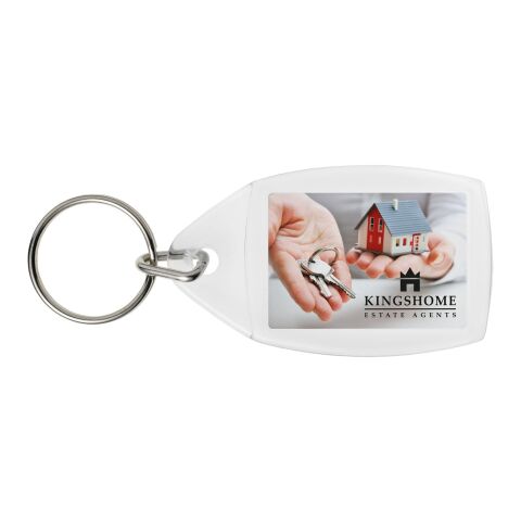 Porte-clefs plastique Access blanc | sans marquage | non disponible | non disponible