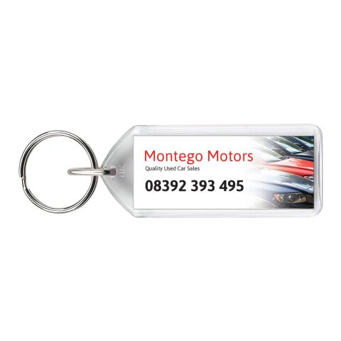 Porte-clefs plastique Stein réouvrable blanc | sans marquage | non disponible | non disponible