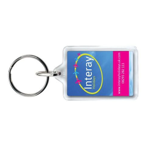 Porte-clefs plastique Midi compact blanc | sans marquage | non disponible | non disponible