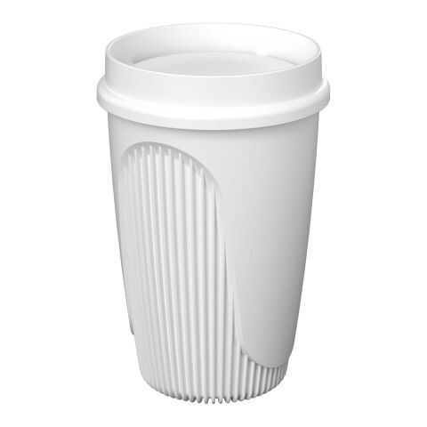 Gobelet Alto de 350&nbsp;ml avec couvercle 360° Blanc | sans marquage | non disponible | non disponible