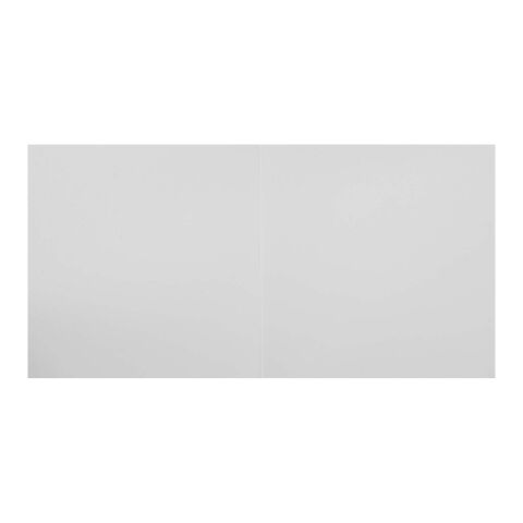 Carte de vœux Herald carrée Blanc | sans marquage | non disponible | non disponible