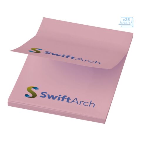 Post-its Sticky-Mate® 52 x 75 Rose clair | 25 Seiten | sans marquage | non disponible | non disponible