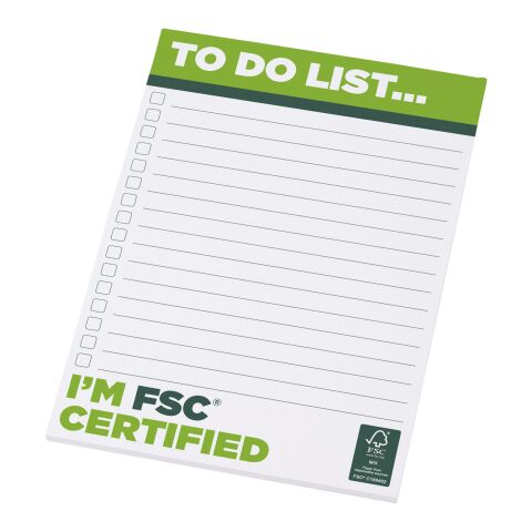 Bloc-notes Desk-Mate® A5 blanc | 25 pages | sans marquage | non disponible | non disponible