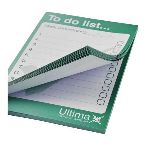 Bloc-notes Desk-Mate® A6 blanc | 25 pages | sans marquage | non disponible | non disponible