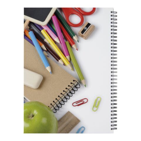 Carnet Wire-o A4 avec couverture rigide Blanc-Noir | sans marquage | non disponible | non disponible