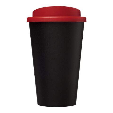 Gobelet Americano® de 350&nbsp;ml isotherme Rouge-Noir | sans marquage | non disponible | non disponible