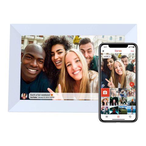 Cadre photo numérique 10&quot; Prixton Prado Frameo avec Wi-Fi Standard | blanc | sans marquage | non disponible | non disponible