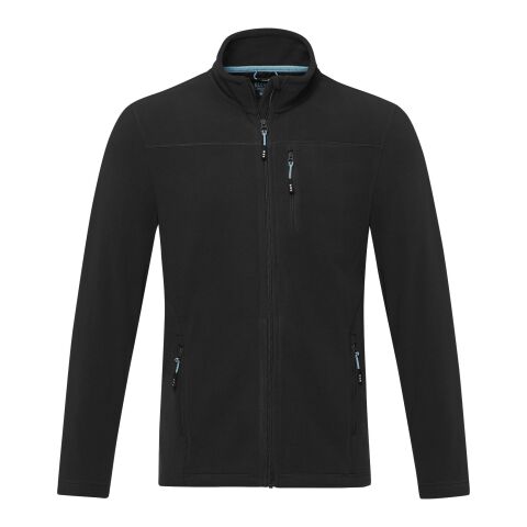 Veste Amber pour homme en polaire recyclée GRS entièrement zippée Noir | M