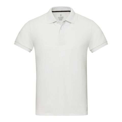 Polo Emerald recyclé unisexe à manches courtes Standard | Blanc | M | sans marquage | non disponible | non disponible | non disponible