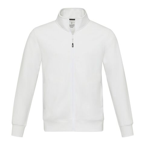 Pull Galena unisexe recyclé à fermeture éclair intégrale Standard | blanc | XL | sans marquage | non disponible | non disponible | non disponible