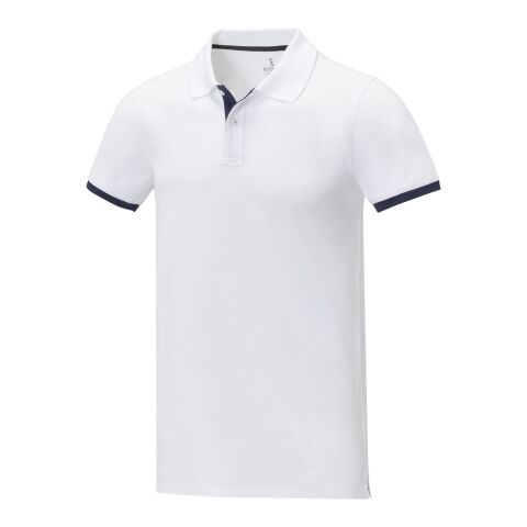 Polo Morgan manches courtes deux tons homme Standard | Blanc | XS | sans marquage | non disponible | non disponible | non disponible