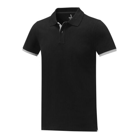 Polo Morgan manches courtes deux tons homme Standard | Noir | M | sans marquage | non disponible | non disponible | non disponible