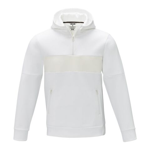 Sweat à capuche anorak à demi zip Sayan pour homme Standard | blanc | S | sans marquage | non disponible | non disponible | non disponible
