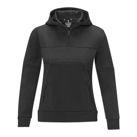 Sweat à capuche anorak à demi zip Sayan pour femme Standard | Noir | L | sans marquage | non disponible | non disponible | non disponible