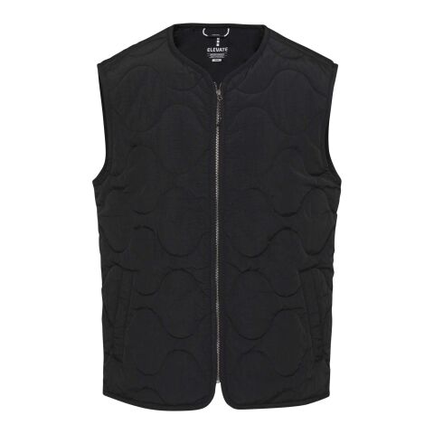 Gilet matelassé Quartz unisexe recyclé certifié GRS Noir | XL | sans marquage | non disponible | non disponible