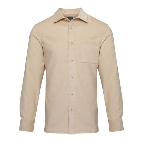 Chemise unisexe en velours côtelé Alum Oatmeal | XS | sans marquage | non disponible | non disponible