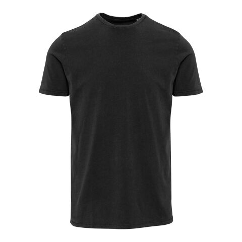 T-shirt homme délavé à manches courtes Nanaimo de 160&nbsp;g/m2 Standard | Noir | L | sans marquage | non disponible | non disponible | non disponible