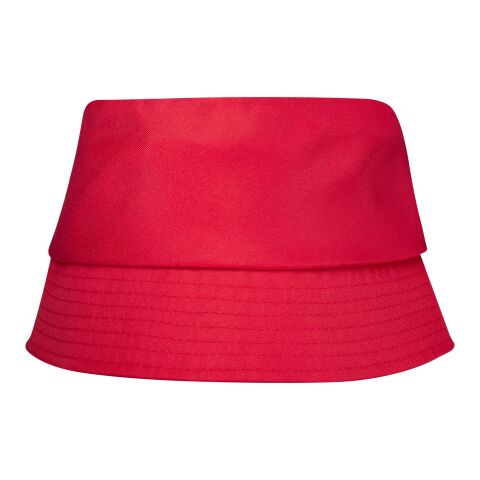 Chapeau de soleil en polyester Solaris de 130&nbsp;g/m2 Standard | Rouge | sans marquage | non disponible | non disponible | non disponible