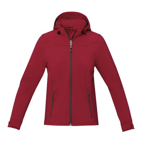 Veste Softshell recyclée GRS pour femme de Langley Rouge | XXS