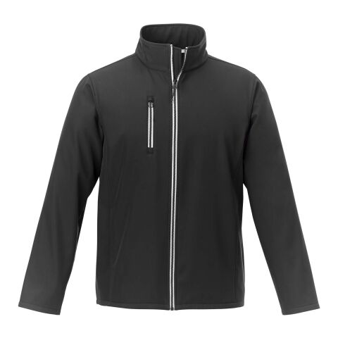 Veste Softshell GRS recyclée pour homme Orion noir | 3XL