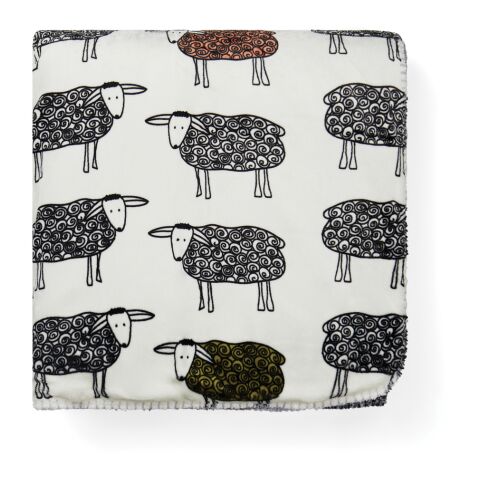 VINGA Plaid sherpa en rPET Sheep blanc | sans marquage