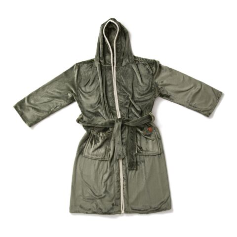 VINGA Peignoir de luxe en peluche RPET GRS Louis taille S-M vert | sans marquage | non disponible | non disponible | non disponible