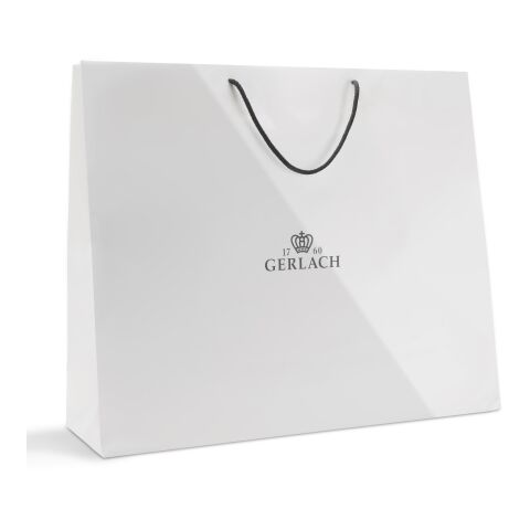 Sac papier avec cordelettes 60 x 50 cm sans marquage | brillant | 248 - vert