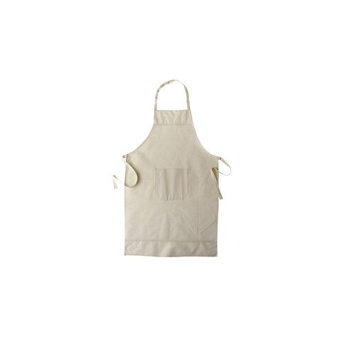 Tablier de cuisine en coton. beige | sans marquage | non disponible | non disponible
